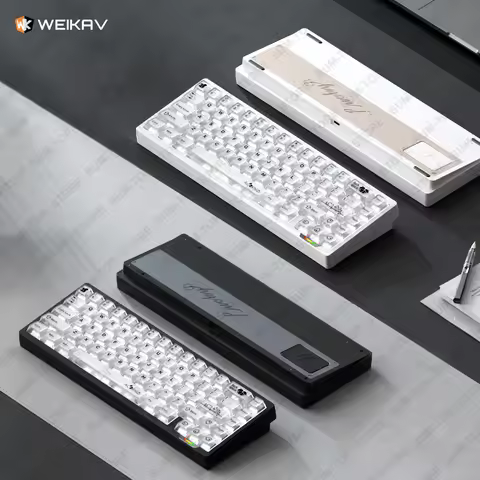 Weikav Lucky65 V3 Lucky65 V2 Sugar65 NUT65 Wireless Aluminum Mechanical Keyboard Bluetooth 2.4G Wire