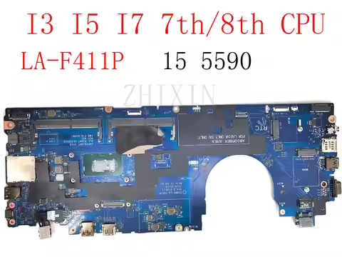 For Dell Latitude 15 5590 Laptop Motherboard I3 I5 I7 7th/8th Gen 0CJWKW 0VT64T 0PTD05 0VJF9H LA-F41