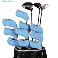 BACK2LIFE Golf Iron Headcover Training Equipment 10 Pcs/Set Golf Club Cover Protective Cover Iron We