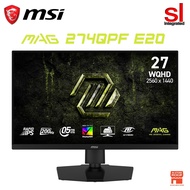 MSI MAG 274QPF E20 27'' WQHD, Rapid IPS, 200HZ, AMD Adaptive Sync, HDR Ready Gaming Monitor