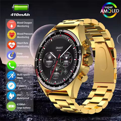 New Outdoor Smart Watchs Men Sport Fitness GPS Tracker Compass Bluetooth Call Heart Rate Health Smar