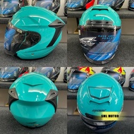 GRACSHAW GAIZER G838 PETRONAS GREEN (Open Face Helmet)