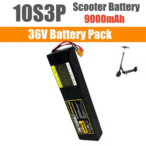 36V 9000mAh 10S3P 18650 Lithium Battery Pack for Kugoo S1 S2 S3/S3 Pro Scooter Battery Etc Accessori