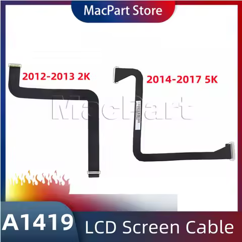 New LCD LED LVDS Display Screen Cable For iMac 27" A1419 LCD Cable 2012 2013 2014 2015 2017 2K Retin