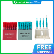 Brush for You I-Type Interdental Brush 100 Pieces + Holder I-Type 3S (0.7) + I-Type 4S (0.6)