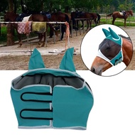 Anti-Fly Mesh Equine Mask Horse Mask Stretch Bug Eye Horse Fly Mask with Covered Ears Horse Fly Mask
