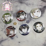 Pin Bungou Stray Dogs 5.8 cm BSD Dazai Chuuya Ranpo Akutagawa Atsushi Kunikida