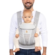 Ergobaby All Carry Positions Breathable Mesh Baby Carrier with Enhanced Lumbar Support & Airflow (7-