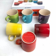 (Ready Stocks ~ Ship from Malaysia) Le Creuset France Stoneware Rainbow Cup 350ml Mug Tea Cup Coffee