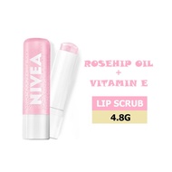 NIVEA Rosehip Oil + Vitamin E Caring Lip Scrub 4.8G
