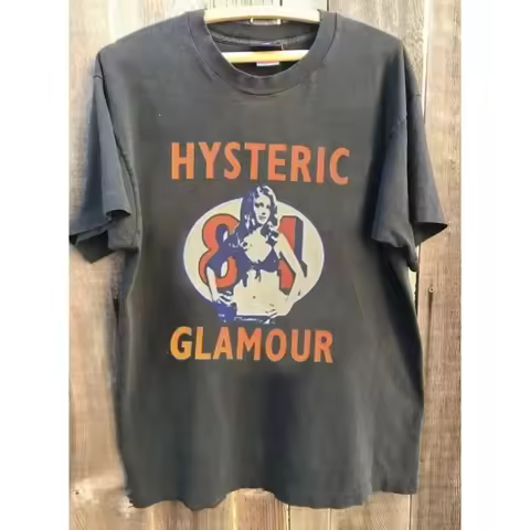 Summer New Casual T-shirt Casual Fashion T-shirt Hysteric Glamour Tour Commemorative T-shirt
