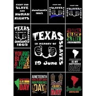 Juneteenth Freedom Day June    Text Art Poster for Interior Design Inspirational Wall Decor Print Collection