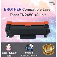 Compatible Laser Toner Cartridge [ Brother TN-2480 / TN2480 / TN 2480 / TN-2460 / TN2460 / 2460 ] x2
