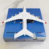 1: 400 Ann 225 Transport Aircraft Alloy Model Simulation Aircraft Model an-225 Ukraine Antonov Large