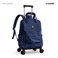 [ THE GAUDI - CHART motif ] TROLLEY BACKPACK CABIN LUGGAGE PLANE FASHION KOREA BARLEY PARACHUTE MATE