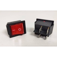 [READY STOCK] 4PIN ROCKER SWITCH DPST 16A 250VAC ON OFF RED GREEN