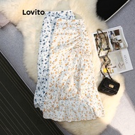 NS37-NOV23-E-Floral Chiffon Skirt-SKNS37BX115  NS37-NOV23-E-Skir Bunga Chiffon-SKNS37BX115