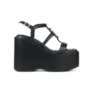 SHU RUNWAY 5" MEGA PLATFORM MULE SIGNET รองเท้าส้นสูง VERY NUDE 40