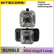 NITECORE NU06 LE USB-C Rechargeable Mini Siganl Light Law Enforcement Version 9 Modes 4 Light Source