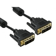 rhinocables DVI Cable, DVI to DVI Cable, Single Link Cable, 18 +1 Digital 19 PIN, Male-to-Male DVI L