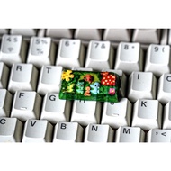 Pokemon 2U, 2.25U keyboard button, starter pokemon charmander keycap, squirtle keycap, bulbasaur key