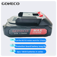 Goneco Lawn Mower Cordless Power Tool Original Heavy Duty Cordless Portable Electric replace lawn mo