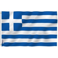 Anley 3x5 ft Greece Flag Polyester