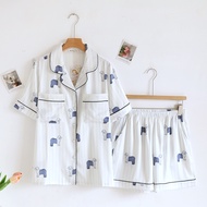 ชุดนอน Muslin Pajamas Collection Muslin Pet รุ่น Puppy Muslin (5124 5125 5126) ชุดนอนผู้หญิง ชุดนอนแ