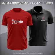 BEST PRICE (NINJA.VAN) Jersey Collar & Roundneck Short Sleeve T-Shirt / Service / S - 2XL