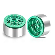 1/10 RC Crawler CNC Aluminum Alloy 2.2" Beadlock Wheels Rim for TRX4 D90 Axial SCX10 Wraith Capra