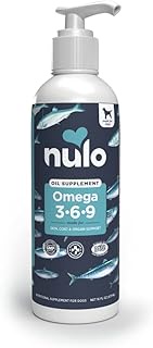 Nulo Omega 3-6-9 Fish Oil for Dogs and Puppies, Supports Skin &amp; Coat Health, Joint Health, Heart Health, 16 Ounces