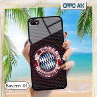 OPPO A1K 3D glass case - football team image