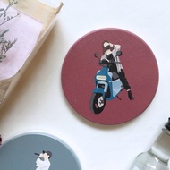 【WULI】似顏繪加購專區 | 硅藻土杯墊