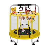 Trampoline Children's Home Baby Indoor Trampoline Child Baby Bounce Bed with Safety Net Rub Bed