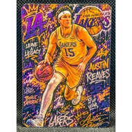 NBA Basketball Graffiti: Austin Reaves (Los Angeles Lakers)
