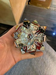 花朵燭台 復古 金屬 鐵藝 燭台 餐桌 氛圍感 裝飾 擺件 燭光晚餐 長蠟燭座 打卡 Floral candlestick retro silver iron candlestick dining t