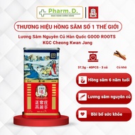 [GENUINE] Korean Whole Root Ginseng GOOD ROOTS KGC Cheong Kwan Jang 37,5g (40PCS - 3 ROOTS)