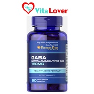 Puritan's Pride GABA 750 mg 90 Capsules