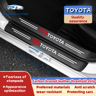 【Toyota】Darwin Car Door Sill Stickers Trunk Threshold Anti-Scratch Decals 4Pcs 8Pcs 9Pcs  For Toyota