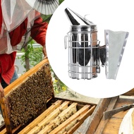 [lzdxwcke3pu] Bee Hive Smoker with Heat Shield Proessional Beekeeper Beekeeping Supplies