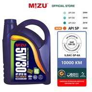 [API SP/GF-6A] MIZU 5W30 [Ester Formulated] Car Engine Oil 4L Fully-Synthetic 5w30 minyak hitam bung