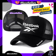StarsSeller Topi Trucker REEBOK - Topi Distro REEBOK Logo - Topi REEBOK Premium - Topi Pria Dewasa -