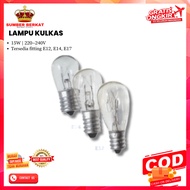SB-FRIDGE LAMP E12 E14 E17 YELLOW COLOR LED Light Bulb 15W 220V Warm Light