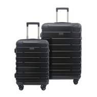 HUSH PUPPIES LUGGAGE Hardcase Luggage HP69-4027, Black, 20" +25"