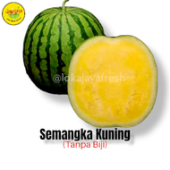 buah semangka kuning non biji 1 buah