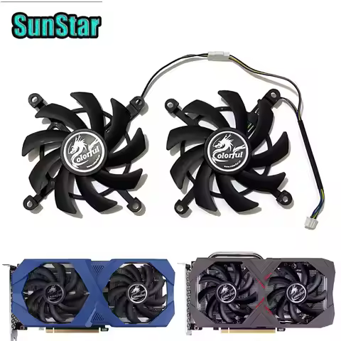 Cooler NEW RTX2060 GTX1660 85MM 4PIN DC 12V GPU Cooling Fan For Colorful GTX 1660TI 1660S 1650S 1650