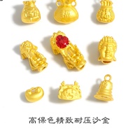 [JY] New Product Hot-selling diy Ancient Method Double-Sided Buddha Head Lucky Bag Dragon Head Pixiu Lucky Character Auspicious Clo