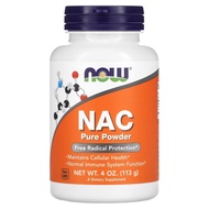 NOW Foods, NAC Pure Powder, 4 oz (113 g), Free Radical Protection, Maintains Cellular Health, Normal Immune Function