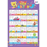 Poster Belajar Tulis Abjad