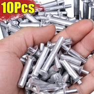 10Pcs Expansion Screw - All-aluminum Alloy - Lengthen Rivet - Knock Type Tapping - Hammer Drive Scre